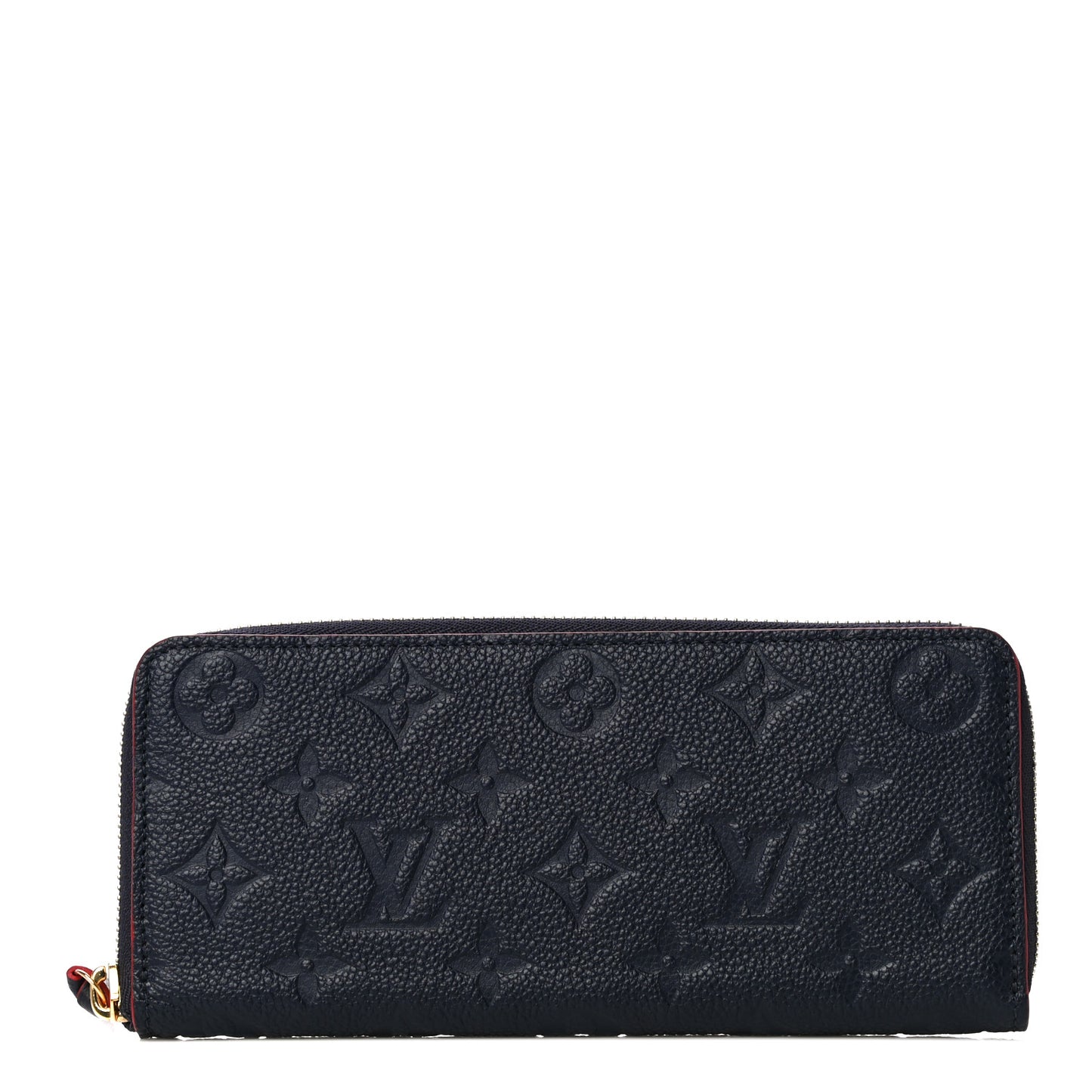 Empreinte Clemence Wallet Marine Rouge