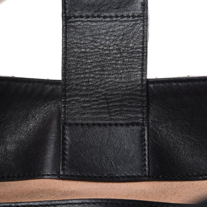 Gucci Calfskin Matelasse Medium GG Marmont Shoulder Tote Bag Black 17 of 19