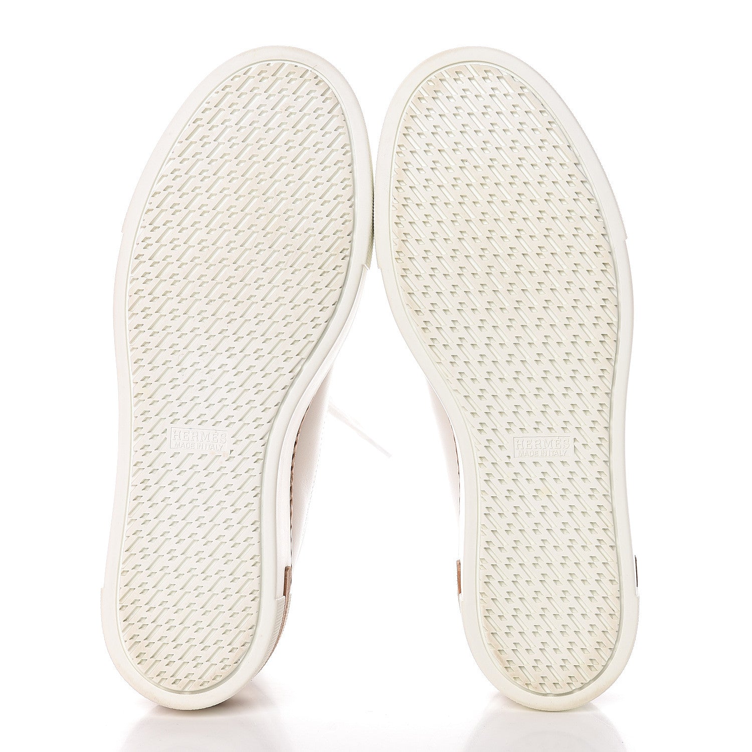 Hermes Calfskin Polo Sneakers 38 White 6 of 9