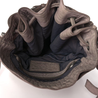 Alexander Wang Pebbled Lambskin Diego Bucket Bag Taupe 4 of 8