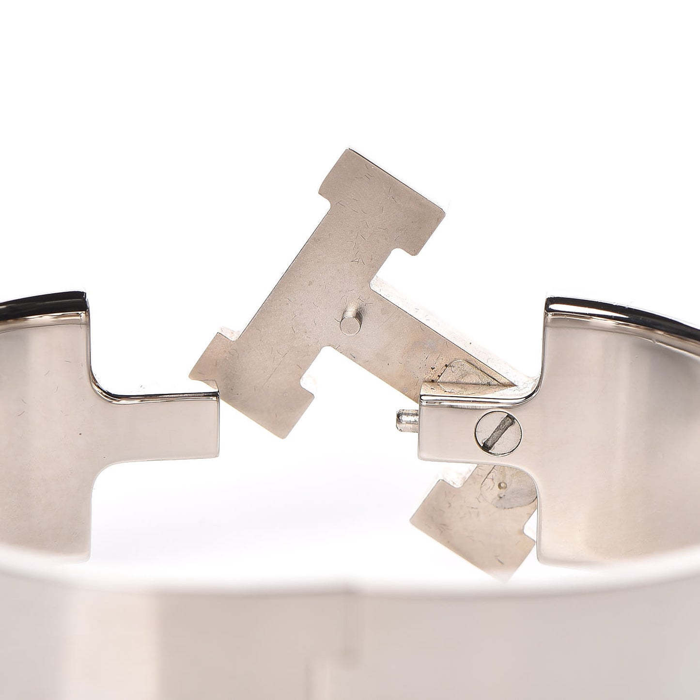Enamel Wide Clic Clac H Bracelet PM Petrole