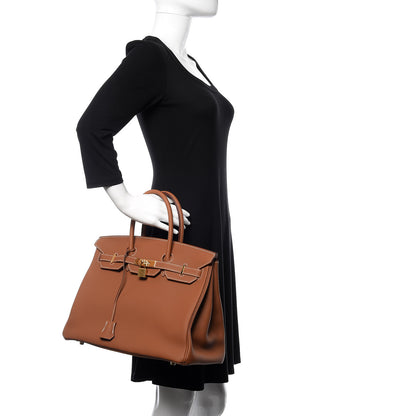 Hermes Togo Birkin 35 Gold 2 of 35