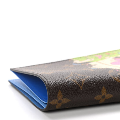 Louis Vuitton Monogram 2021 Christmas Animation China Passport Cover Myosotis Blue 9 of 11