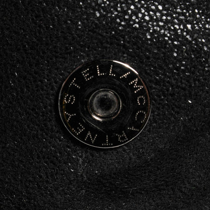 Stella McCartney Faux Leather Shaggy Deer Falabella Big Tote Black 8 of 9