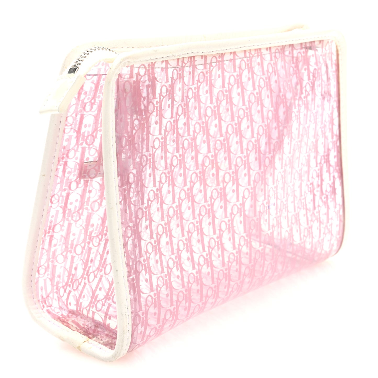 PVC Monogram Girly Cosmetic Case Pink