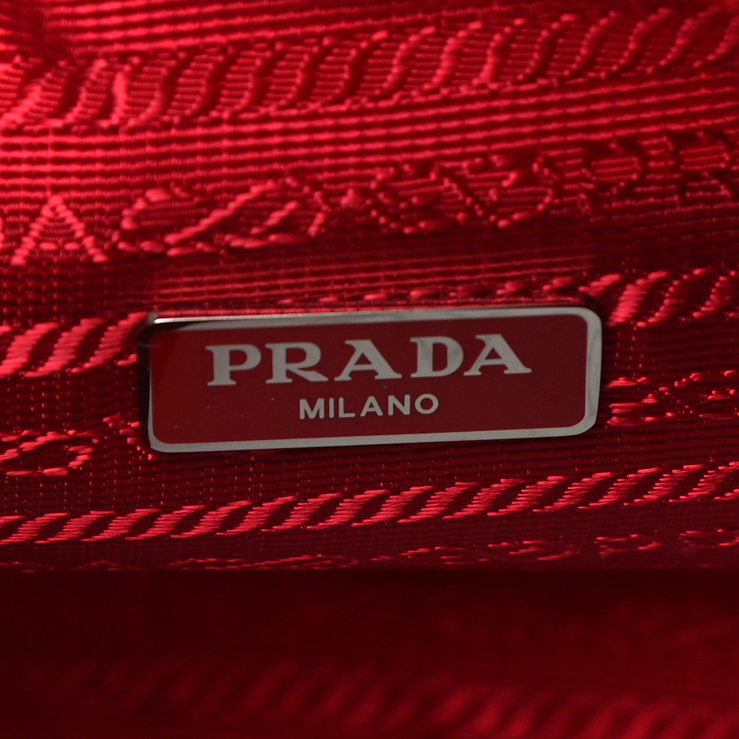 Prada Tessuto Nylon Mini Re-Edition 2000 Bag Rosso 6 of 10