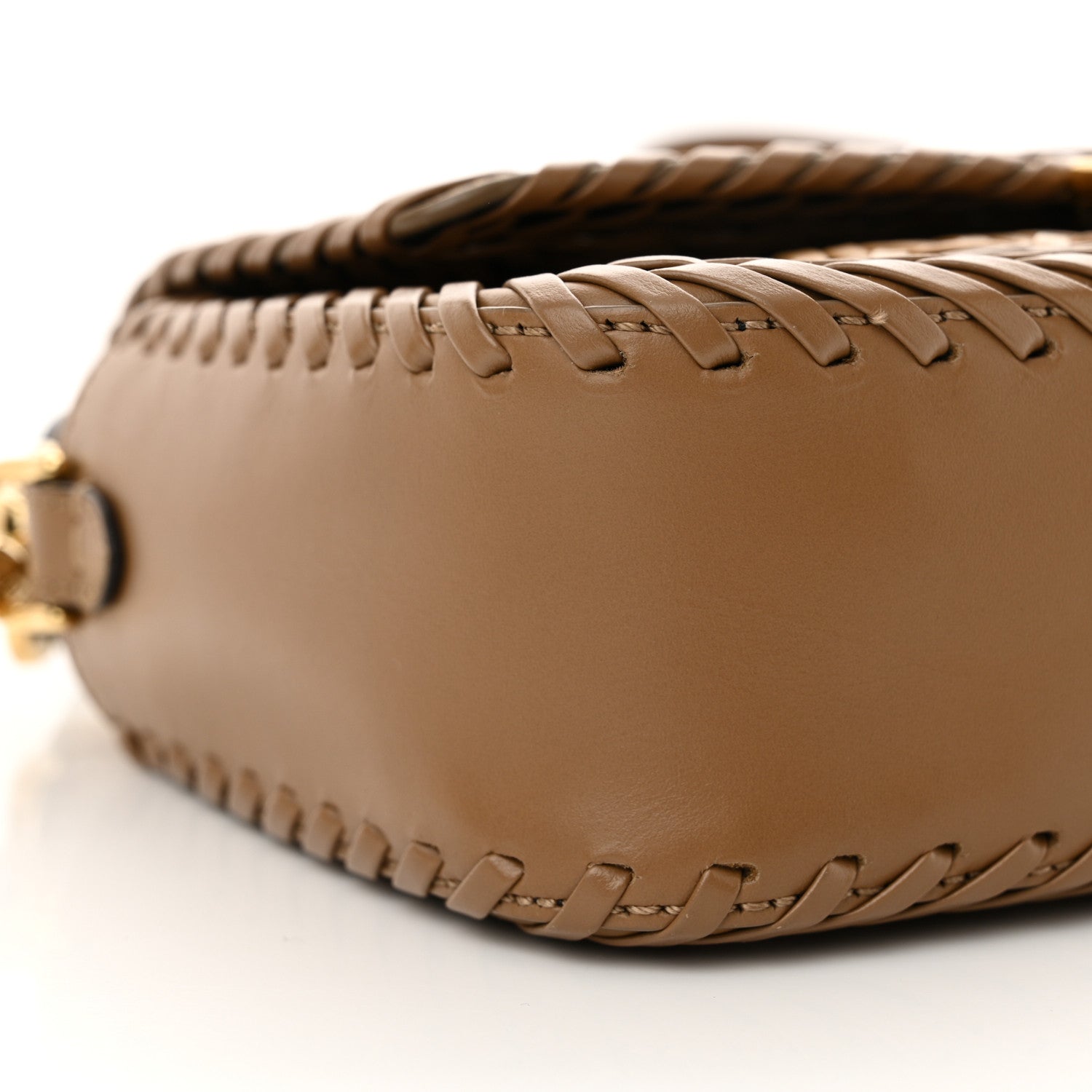 Fendi Vitello King Ceylon Intreccio Baguette  Sand 8 of 11