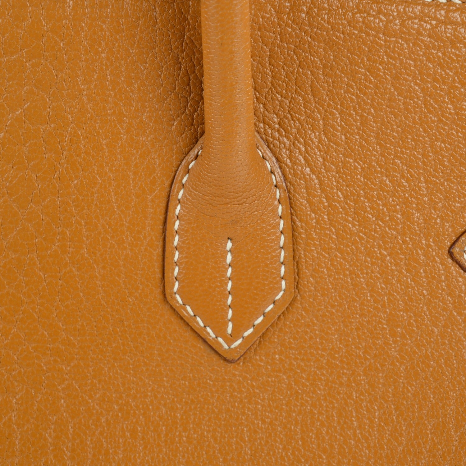 Hermes Chevre De Coromandel Birkin 35 Caramel 6 of 22