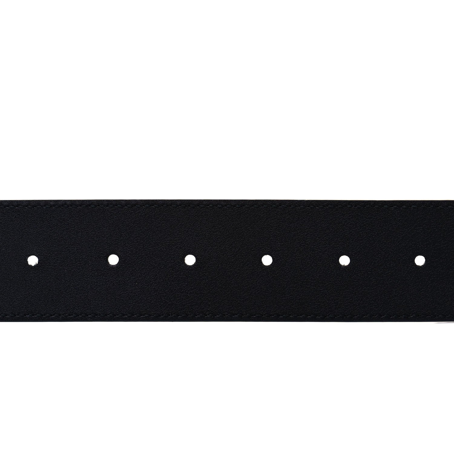 Gucci Textured Calfskin Double G 40mm Belt 75 30 Black 3 of 4