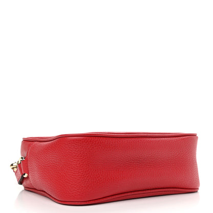 Gucci Pebbled Calfskin Small Soho Disco Bag Tabasco Red 4 of 13