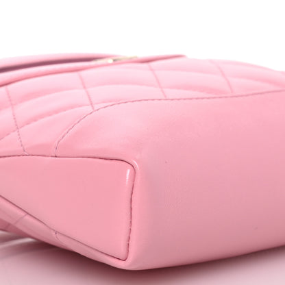 Chanel Shiny Lambskin Quilted Nano 31 Shopping Bag Pink 9 of 11