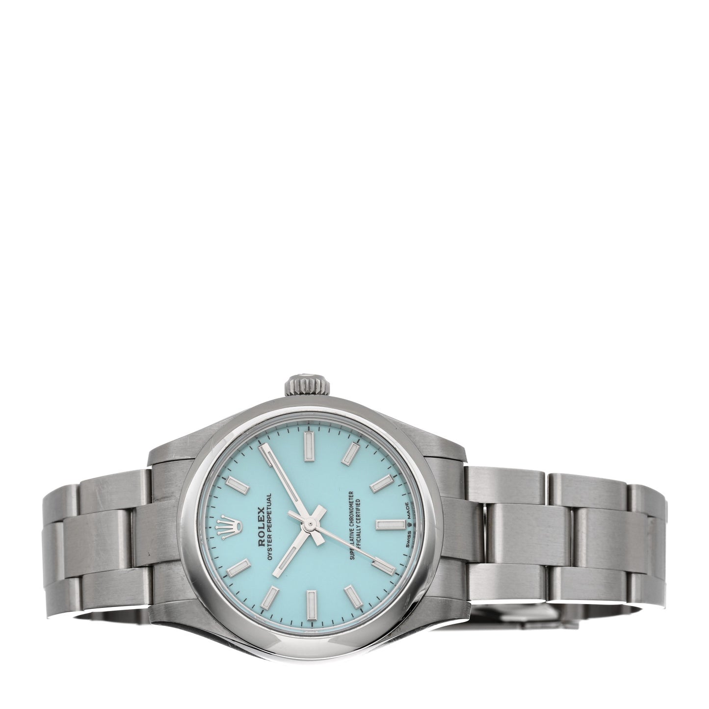 Stainless Steel 31mm Oyster Perpetual Watch Turquoise 277200