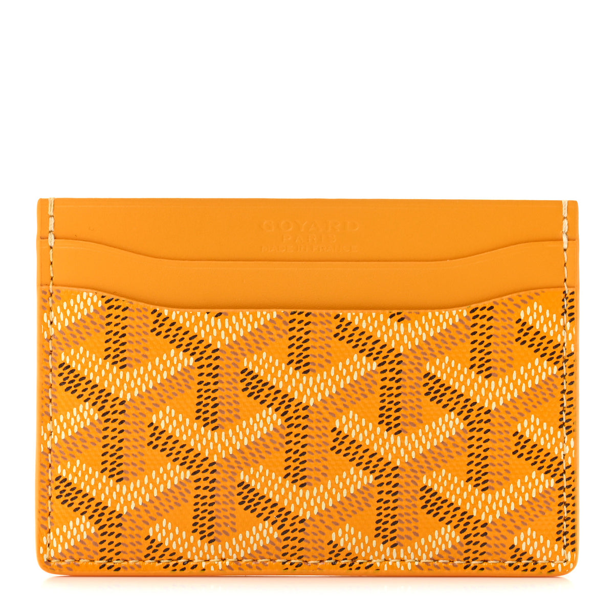 Goyard Goyardine Saint Sulpice Card Holder Yellow 1 of 8