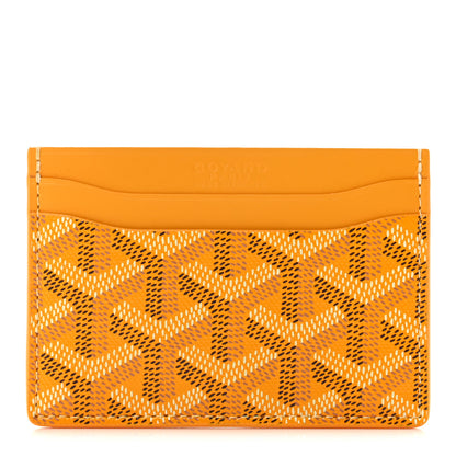 Goyard Goyardine Saint Sulpice Card Holder Yellow 1 of 8