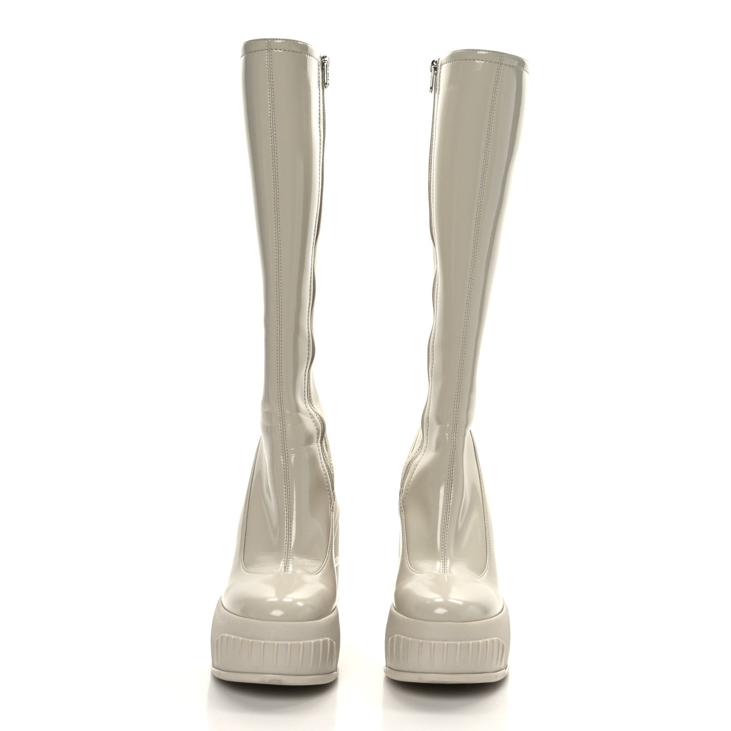 Technical Patent Fashion Show Platform 140mm Tall Boots 40 Pietra