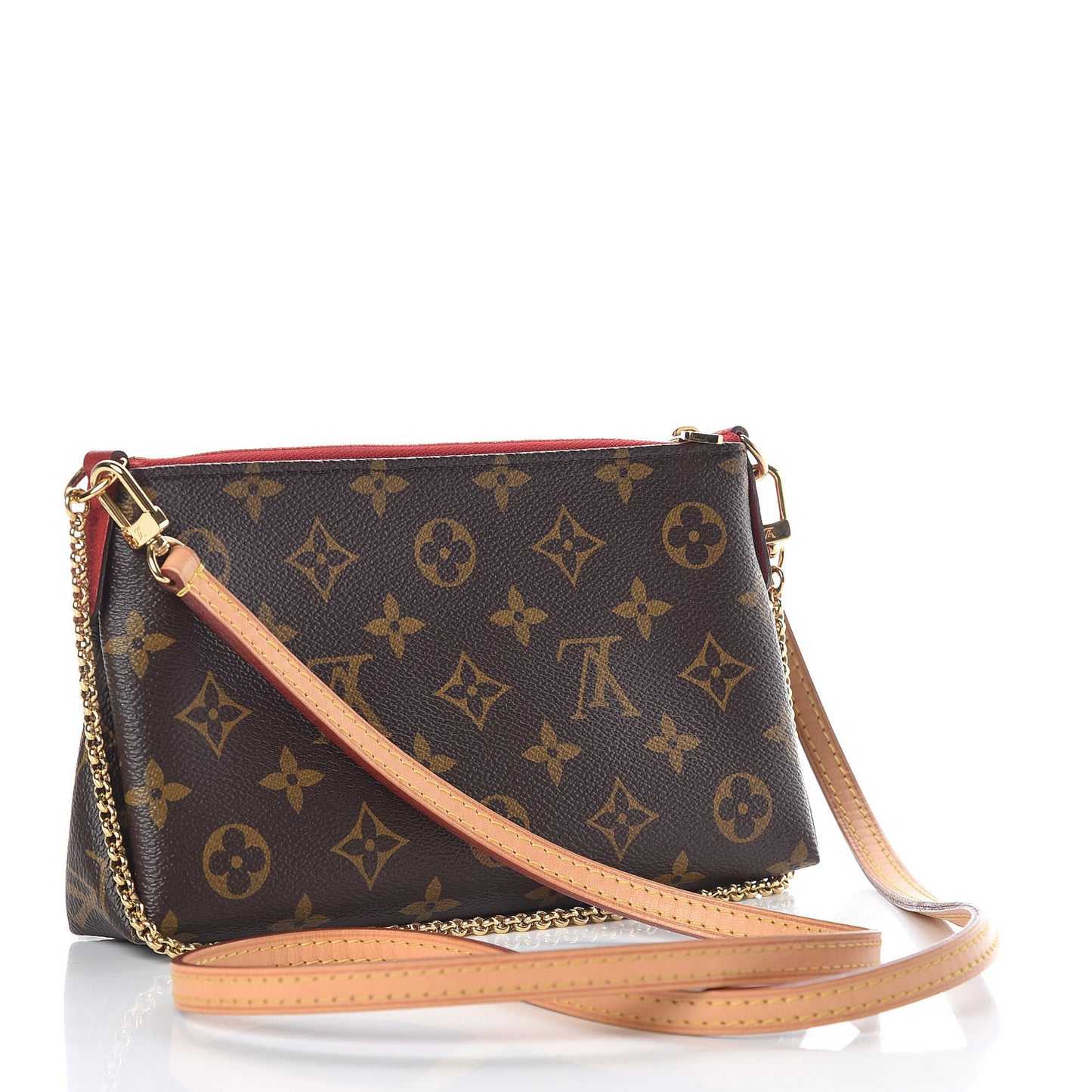 Monogram Pallas Clutch Cherry