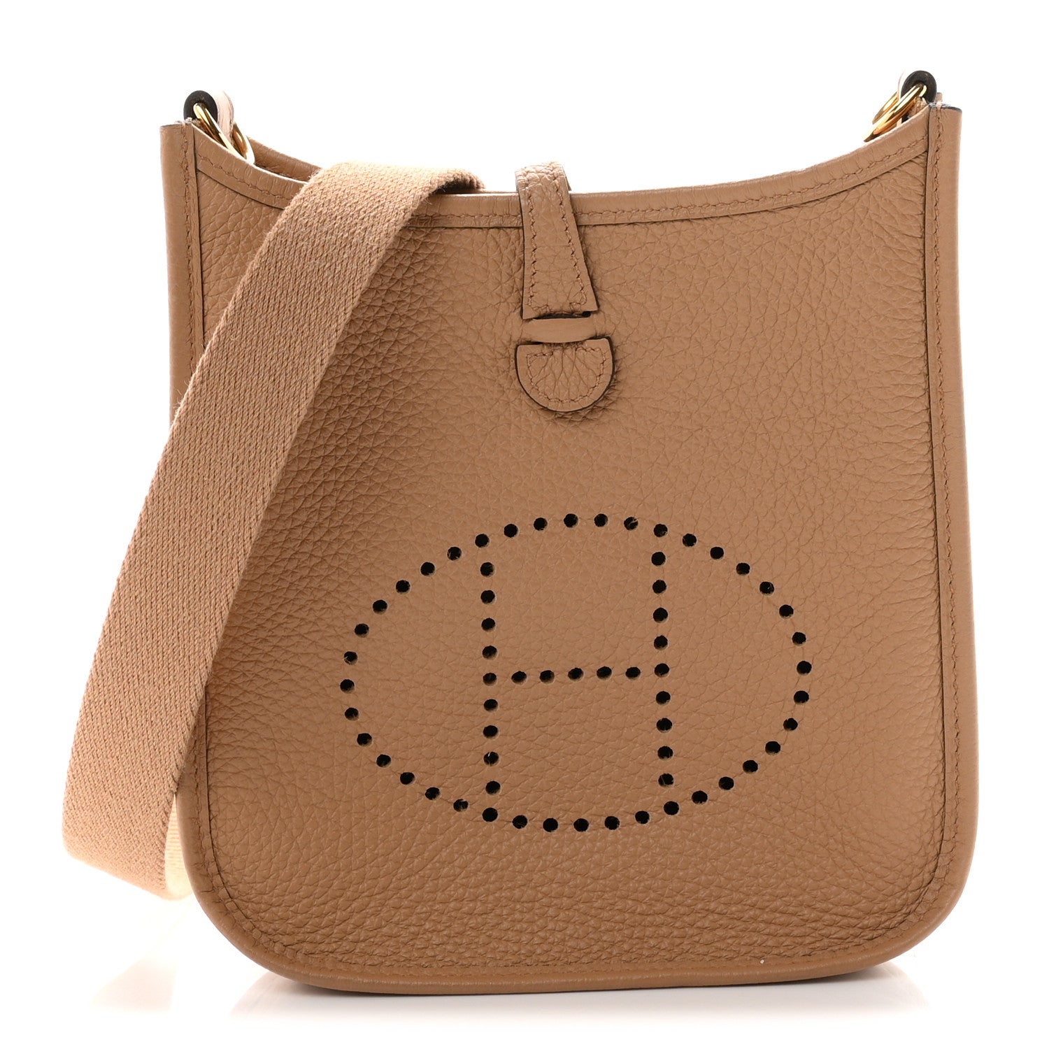 Hermes Taurillon Clemence Amazone Evelyne TPM Chai 1 of 11