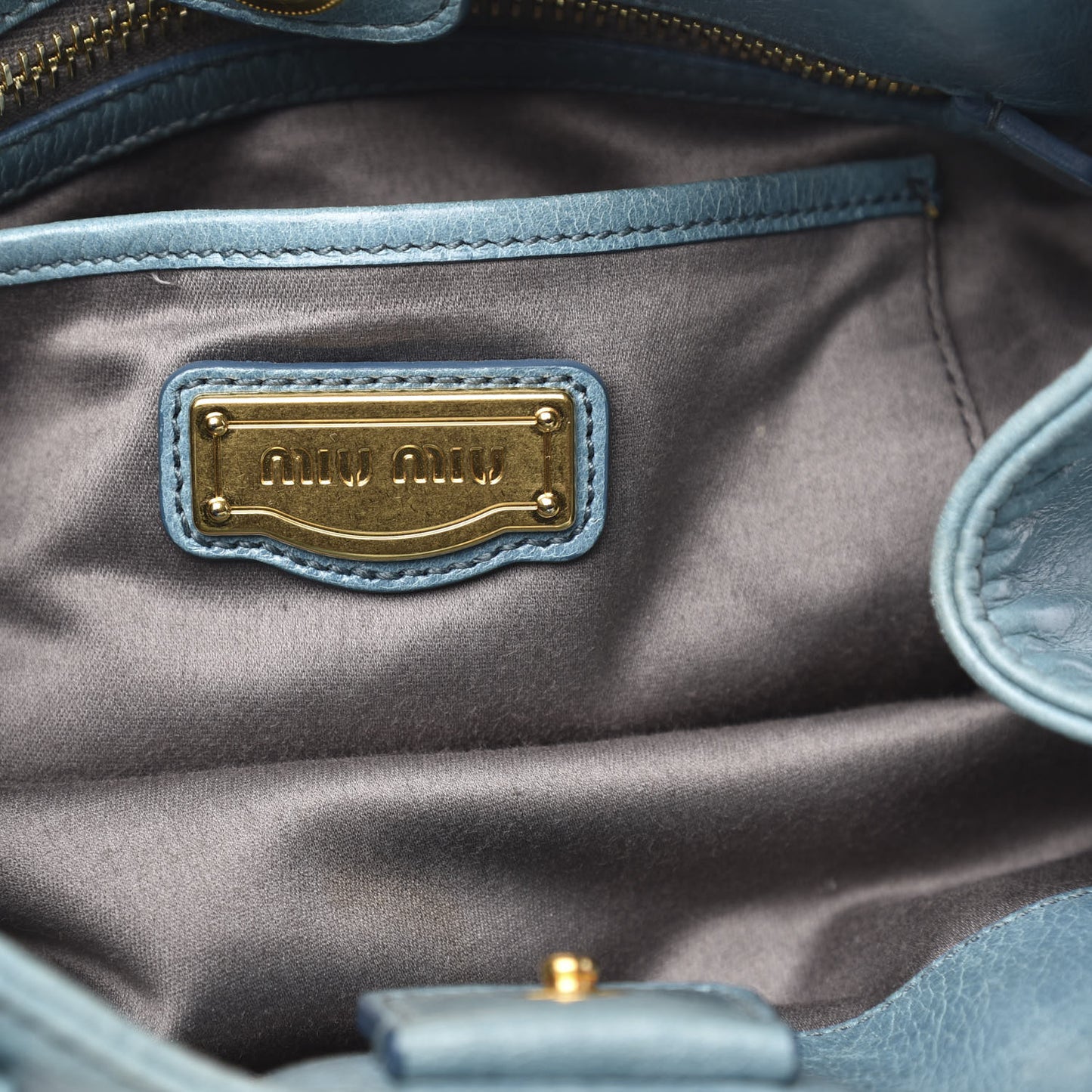 Vitello Shine Tote Mare