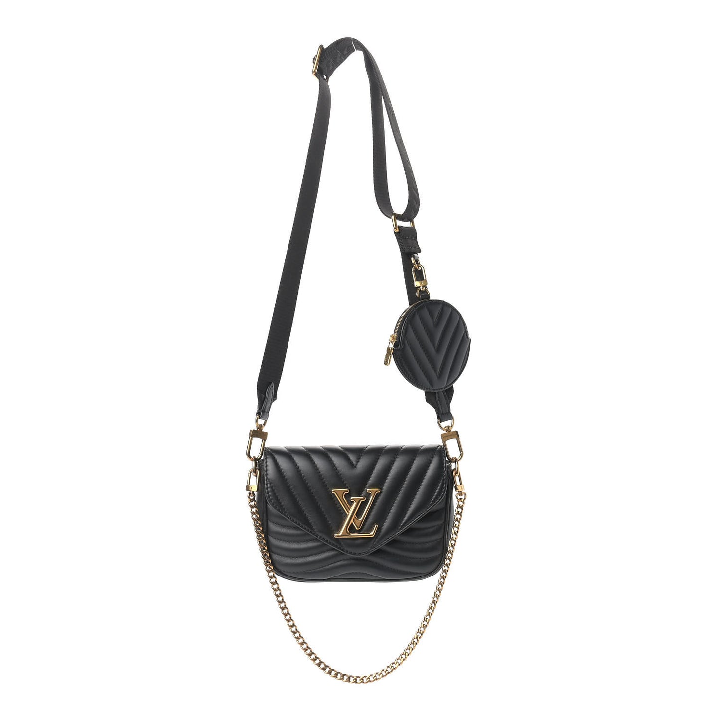 Calfskin New Wave Multi Pochette Black