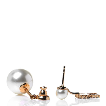 Christian Dior Crystal Pearl My ABCDior R Tribale Earring Gold 3 of 4