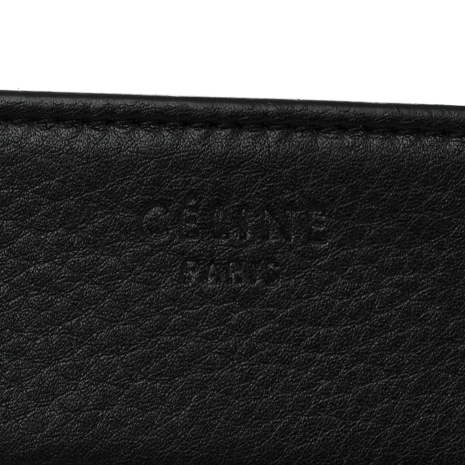 Celine Grained Calfskin Medium Phantom Luggage Black 6 of 12