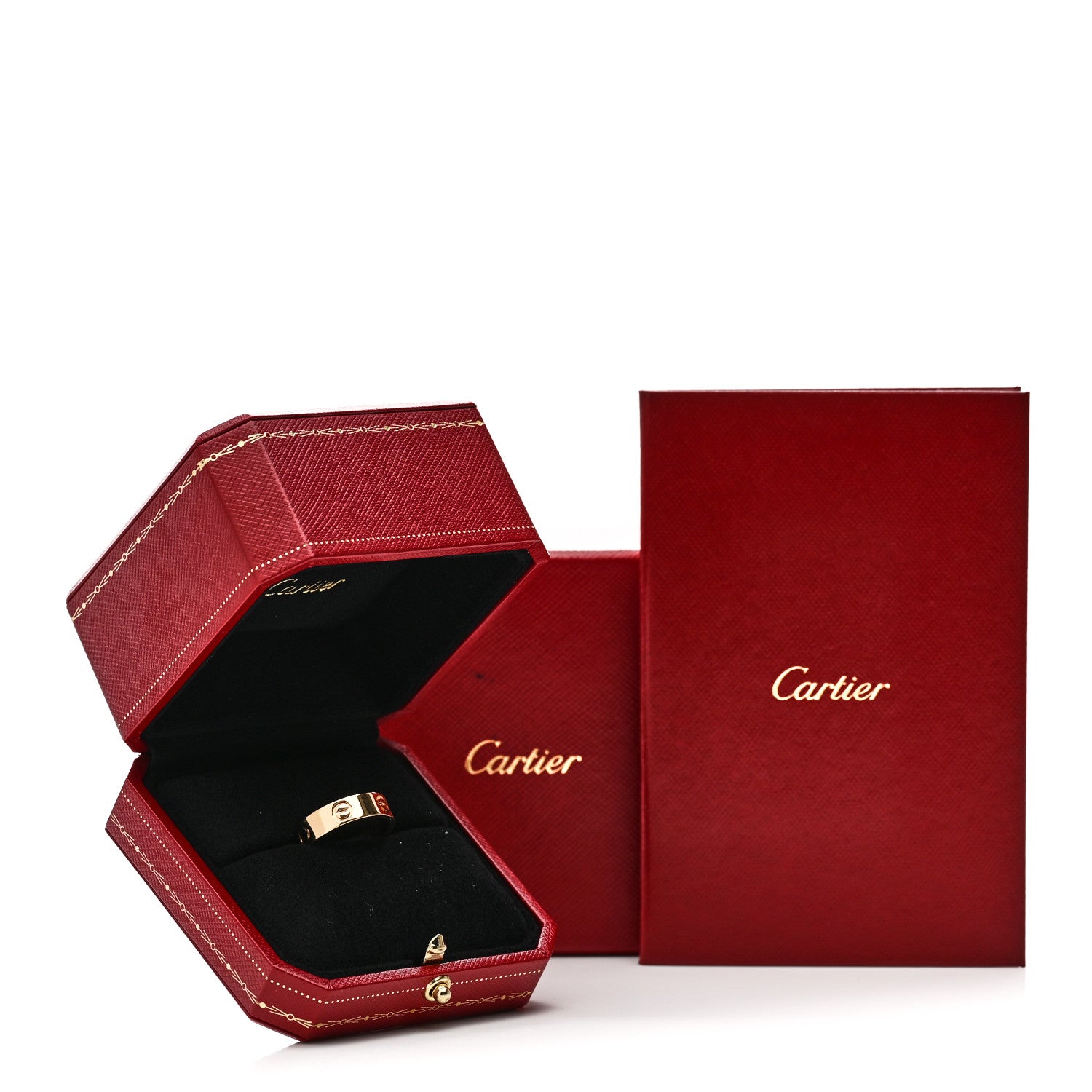 Cartier 18K Yellow Gold 5.5mm LOVE Ring 55 7.25 5 of 5