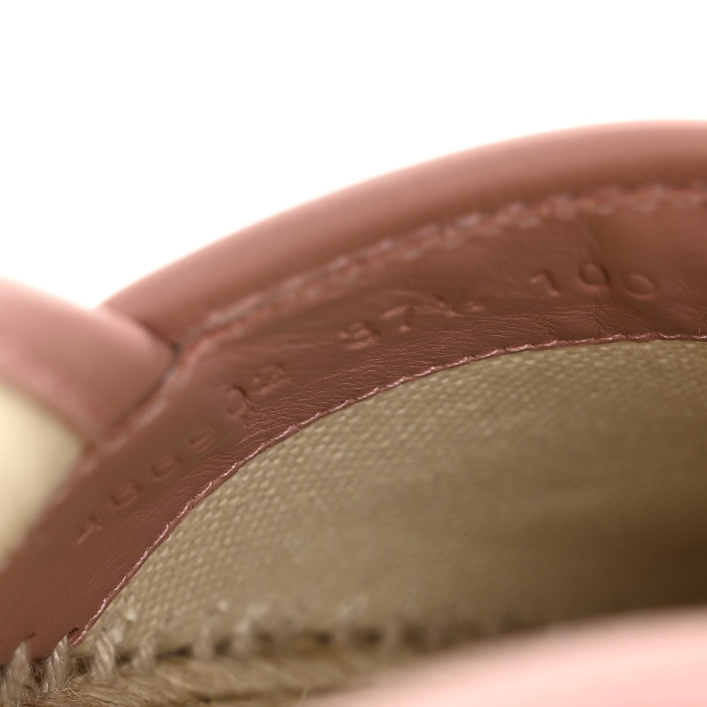Monogram Espadrilles 37.5 Soft Pink