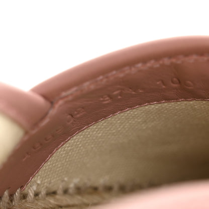 Gucci Monogram Espadrilles 37.5 Soft Pink 9 of 11