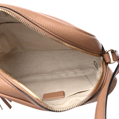 Gucci Pebbled Calfskin Small Soho Disco Bag Camelia 5 of 16