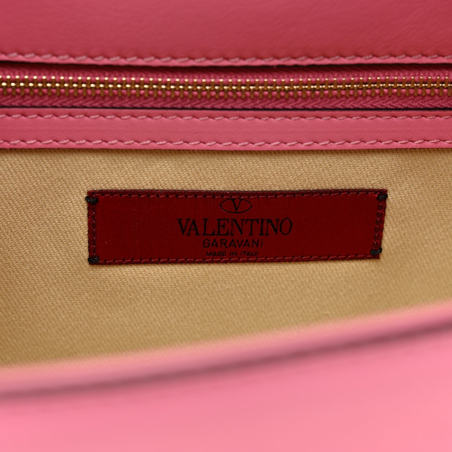 Vitello Medium Glam Lock Rockstud Flap Ninphea