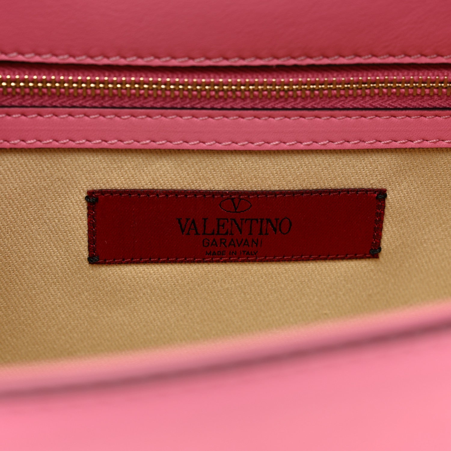 Valentino Garavani Vitello Medium Glam Lock Rockstud Flap Ninphea 7 of 9