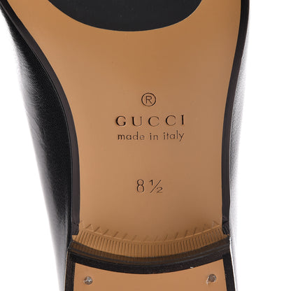 Gucci Goatskin Mens Horsebit Loafers 8.5 Black 7 of 10