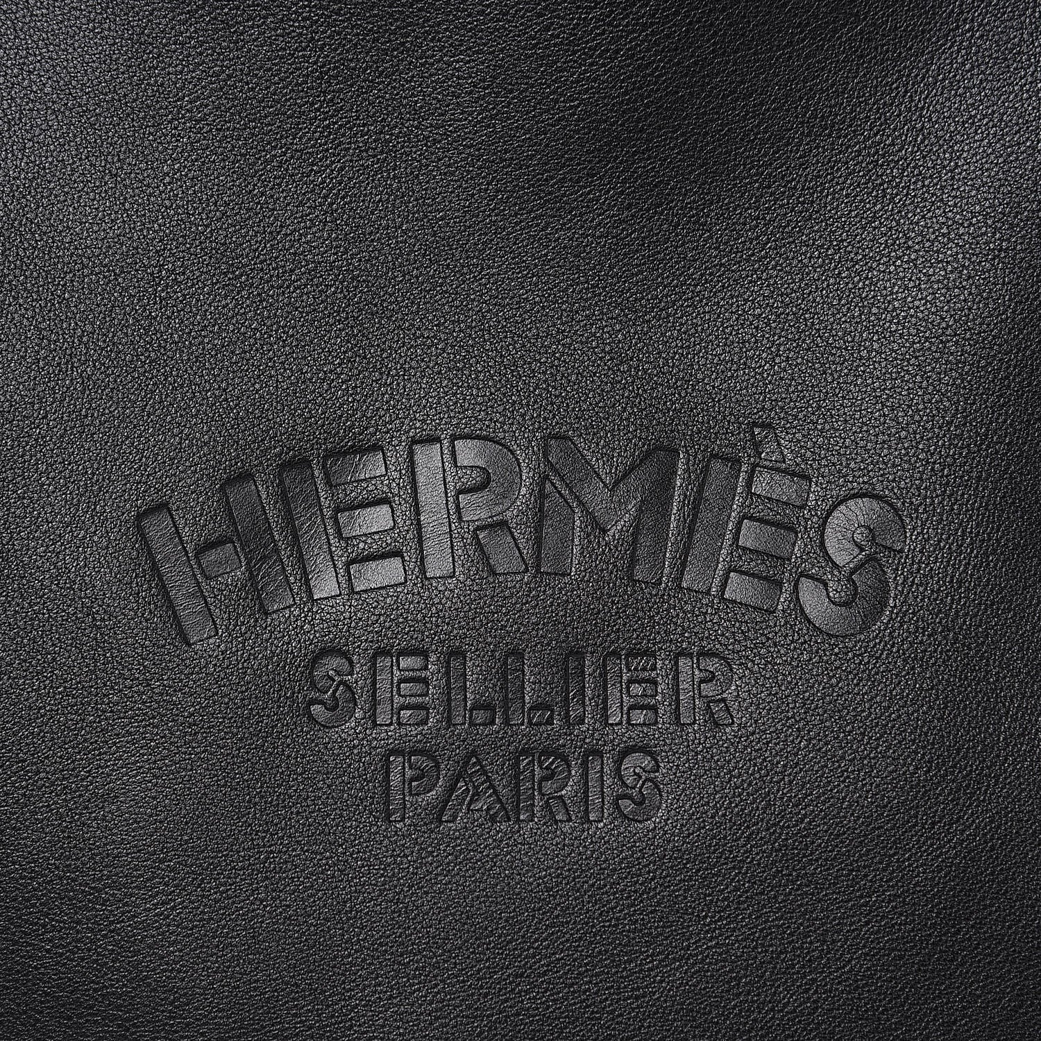 Hermes Cheri Calfskin Bridado Backpack Black 7 of 8