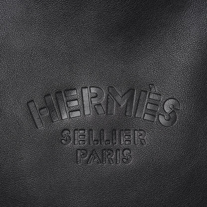 Hermes Cheri Calfskin Bridado Backpack Black 7 of 8