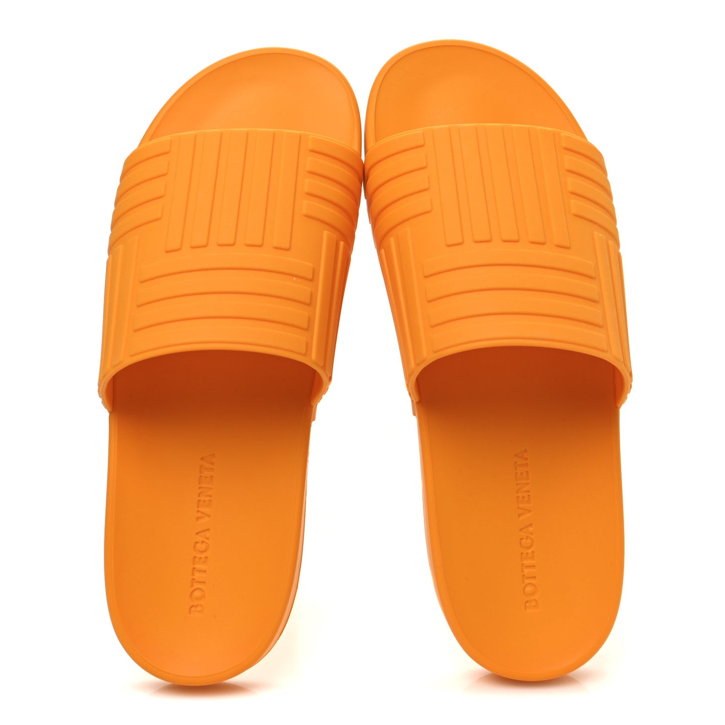 Rubber Carpet Slider Sandals 40 Tangerine