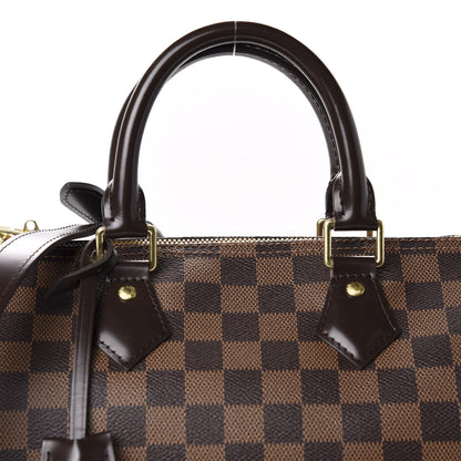 Louis Vuitton Damier Ebene Speedy Bandouliere 25 10 of 10