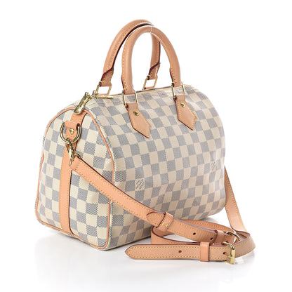 Louis Vuitton Damier Azur Speedy Bandouliere 25 2 of 8