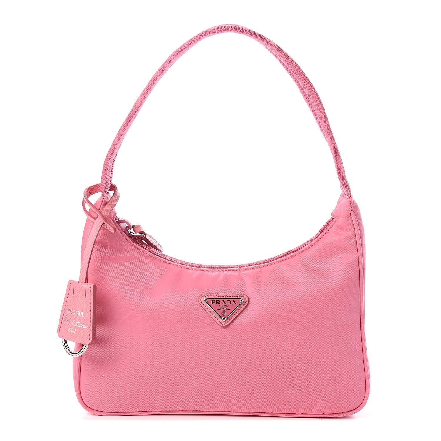 Prada Tessuto Nylon Mini Re-Edition 2000 Bag Begonia 1 of 12