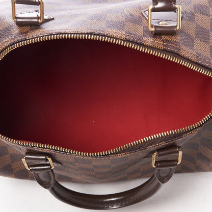 Louis Vuitton Damier Ebene Speedy 30 7 of 8