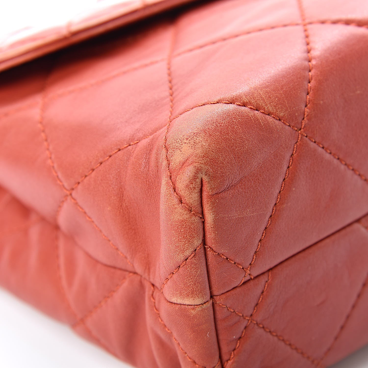Chanel Calfskin Quilted In The Business Flap Bag Orange 9 of 26
