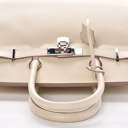 Hermes Epsom Birkin 30 Craie 34 of 35
