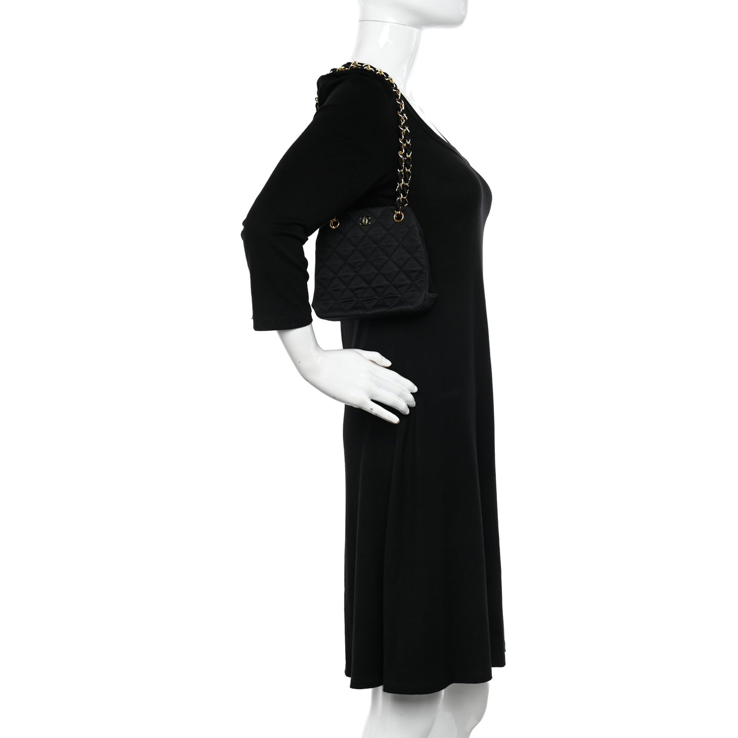 Grosgain Evening Bag Black