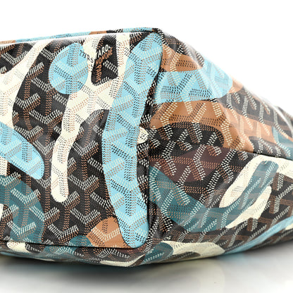 Goyard Goyardine Lettres Camouflage Saint Louis PM Black Blue 11 of 11