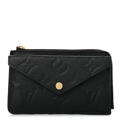 Louis Vuitton Empreinte Recto Verso Card Holder Black 1 of 6