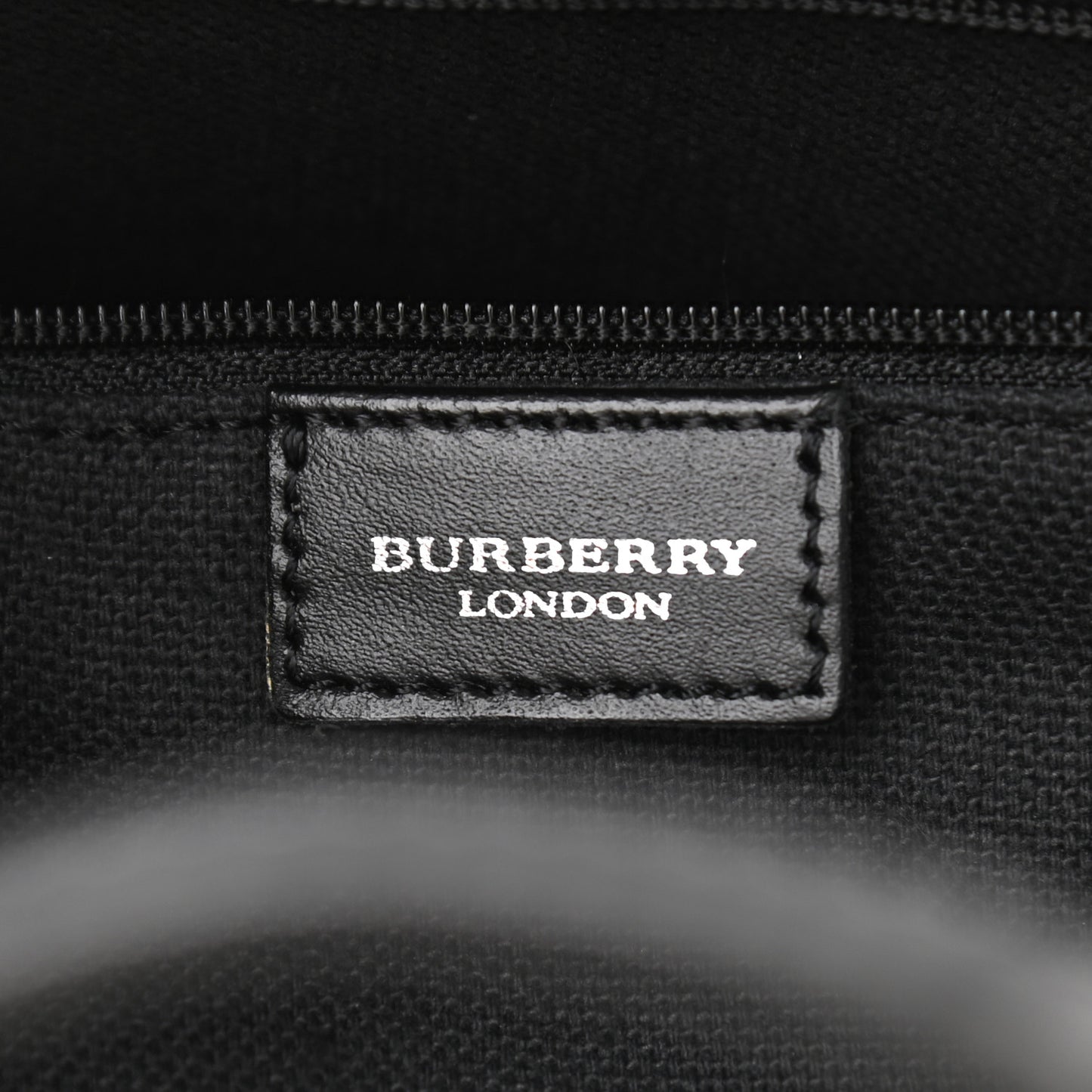 House Check Tote Black
