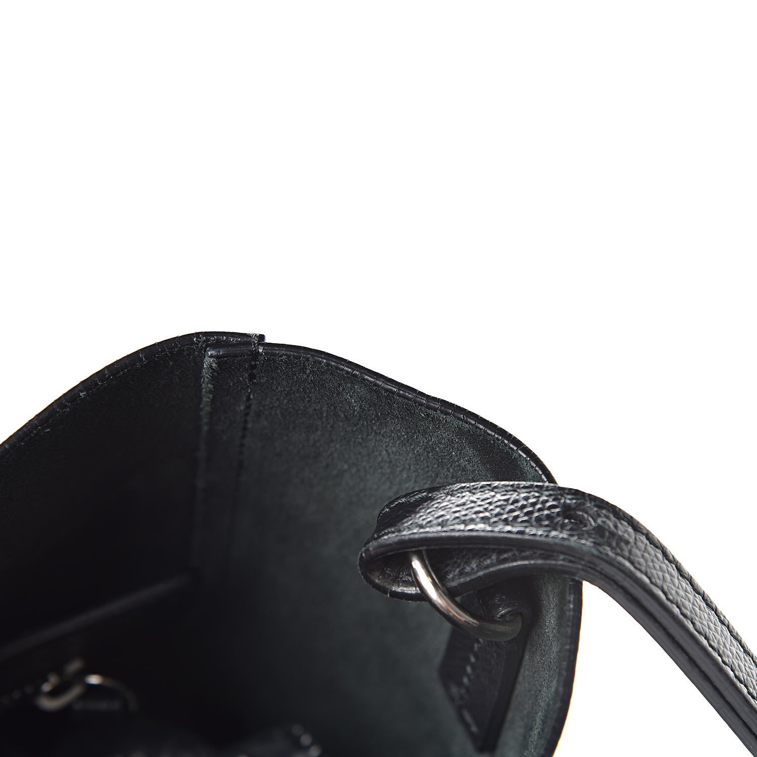 Celine Grained Calfskin Small Vertical Cabas Black 16 of 19