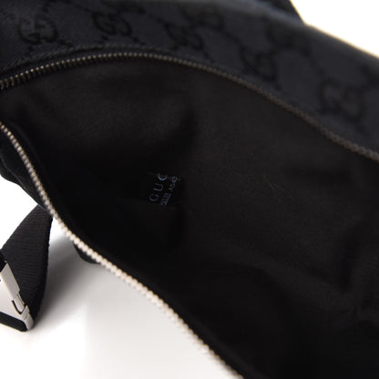 Gucci GG Monogram Double Pocket Belt Bag Black 10 of 11