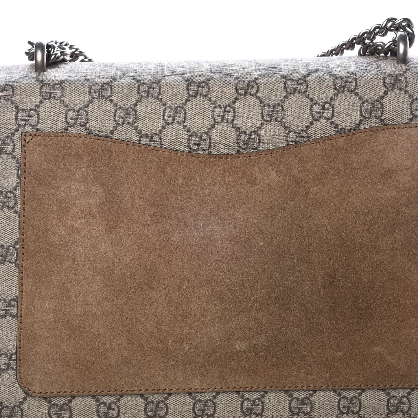 GG Supreme Monogram Medium Dionysus Shoulder Bag Taupe