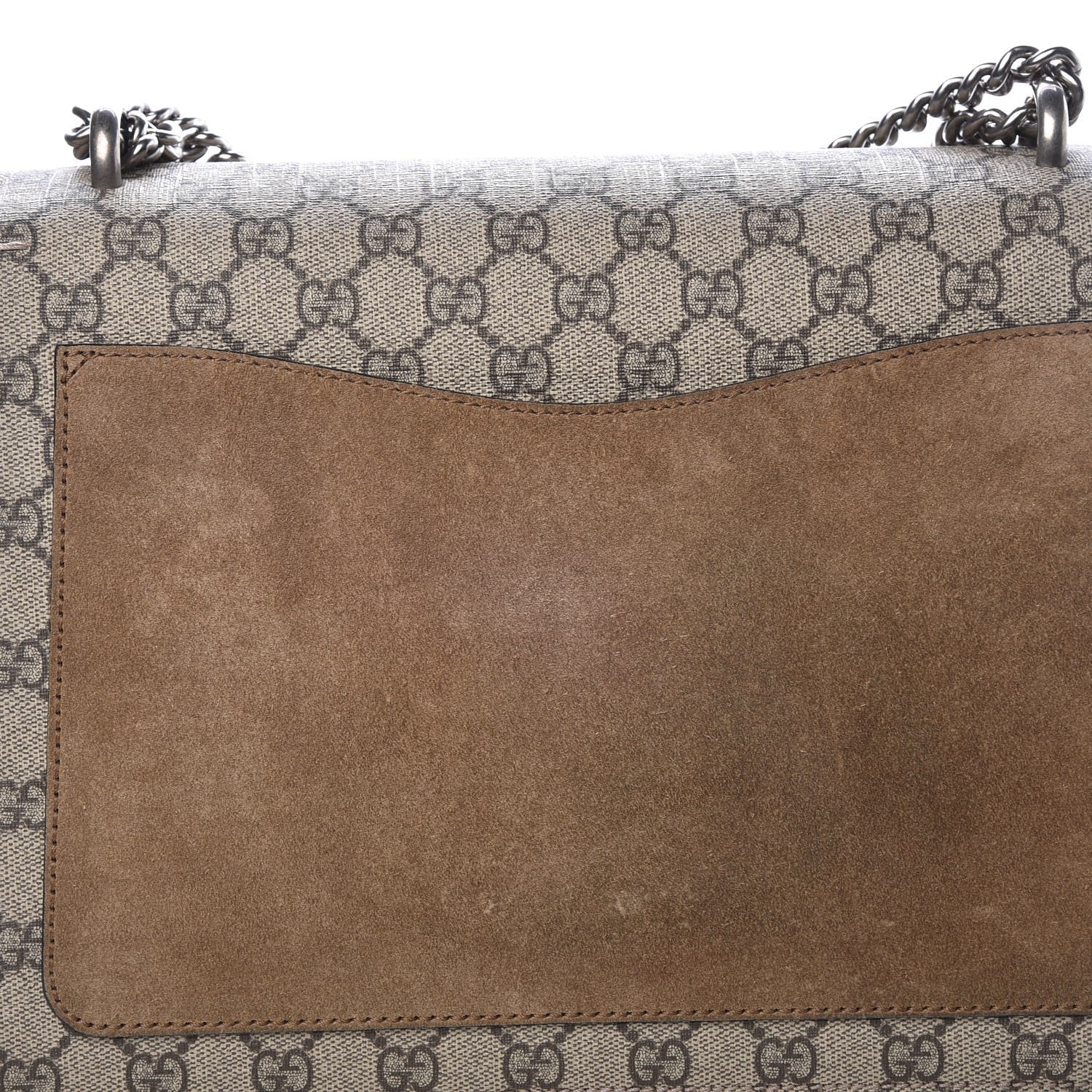 Gucci GG Supreme Monogram Medium Dionysus Shoulder Bag Taupe 10 of 10
