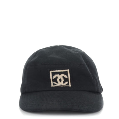 Chanel Cotton CC Cap Hat M Black 1 of 6